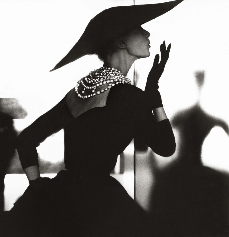 Lillian Bassman, Blowing Kiss, Barbara Mullen, New York, Harper’s Bazaar, c. 1958
