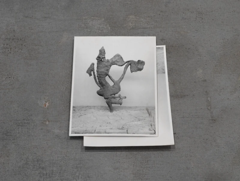 Installation shot from Mark Manders: Room with All Existing Words, @ London Mithraeum Bloomberg SPACE