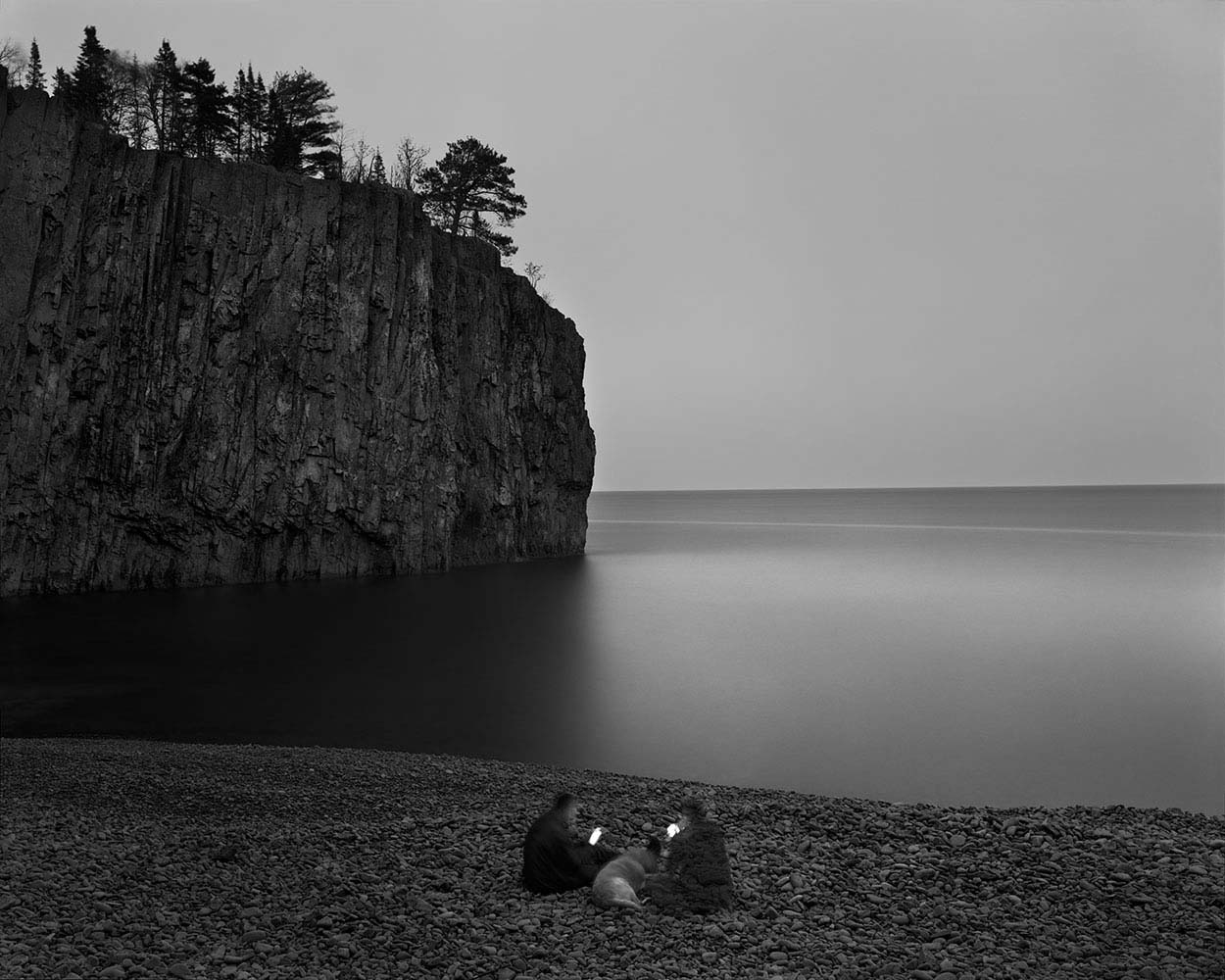 Matthew Pillsbury, Nate, Matthew and Ella at the Pink Cove, Thursday, May 29th, 2008, 9:11-9:22pm, 2008