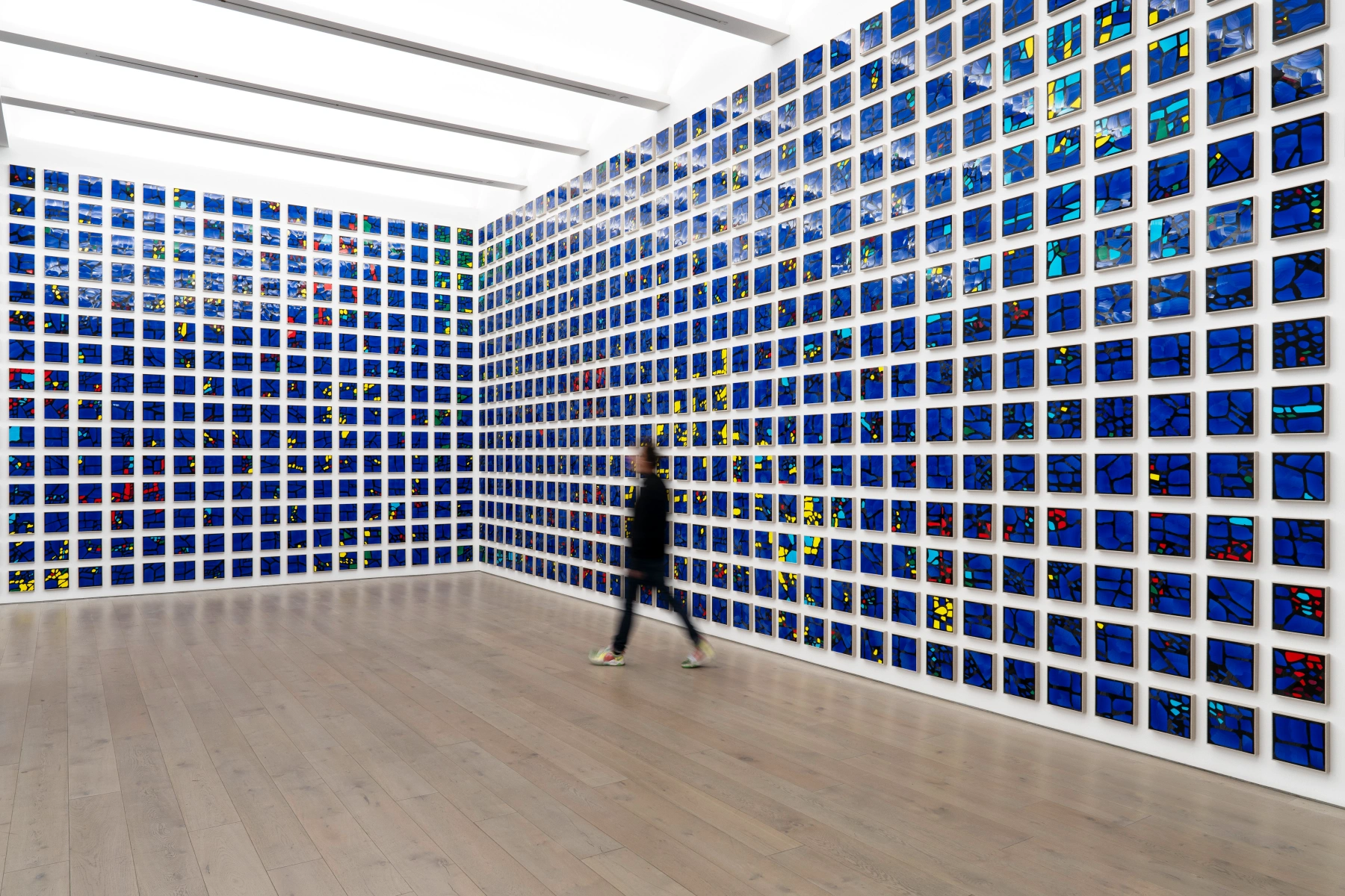 Image for Gregor Hildebrandt: Blau im Gedächtnis (Blue in Memoriam), at Perrotin New York