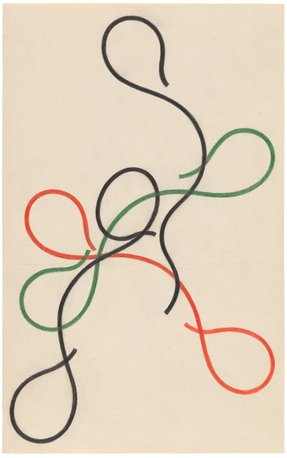 Sophie Taeuber-Arp, Lignes ondoyantes (Undulating Lines), 1941