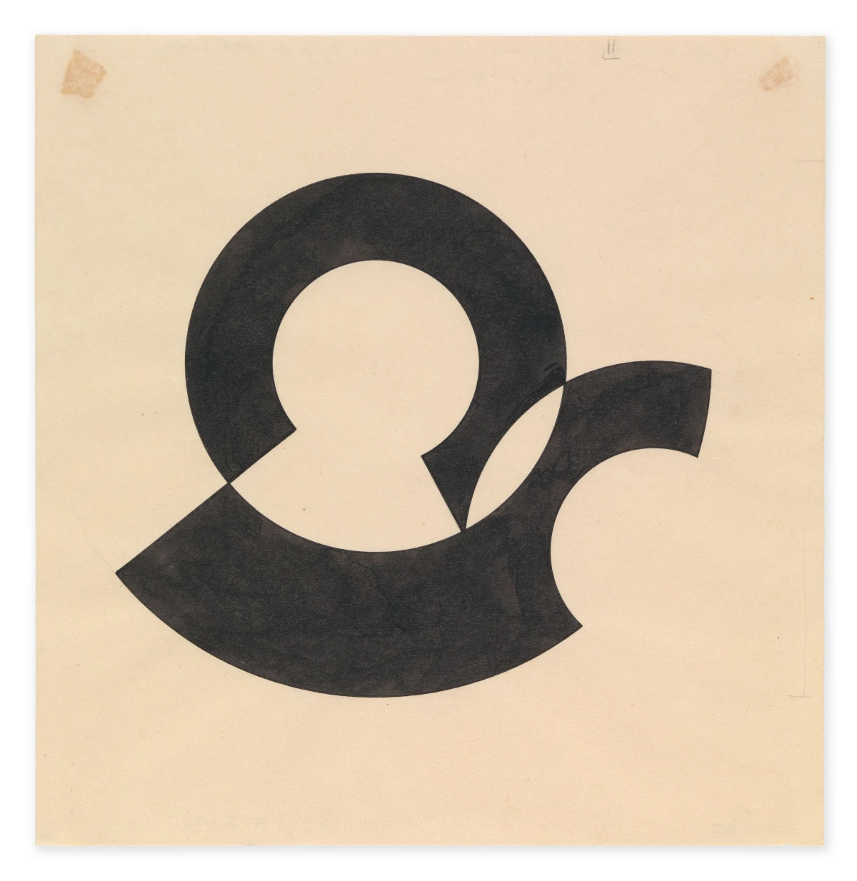 Sophie Taeuber-Arp, Construction géométrique (Geometric Construction), 1942