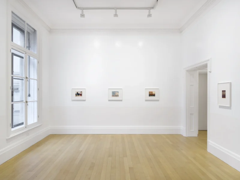 Installation shot from Luigi Ghirri: Felicità, @ Thomas Dane Gallery