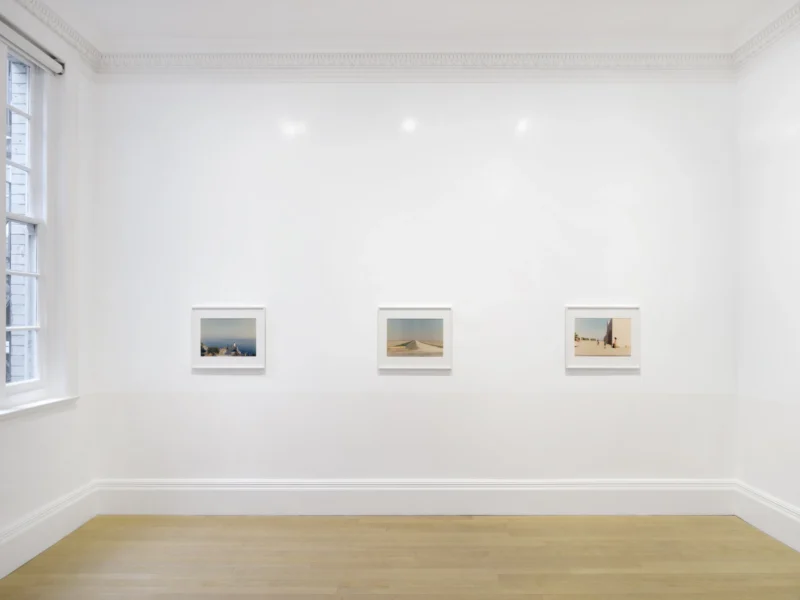 Installation shot from Luigi Ghirri: Felicità, @ Thomas Dane Gallery