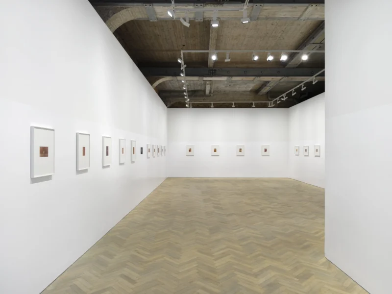 Installation shot from Luigi Ghirri: Felicità, @ Thomas Dane Gallery