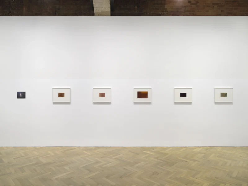 Installation shot from Luigi Ghirri: Felicità, @ Thomas Dane Gallery
