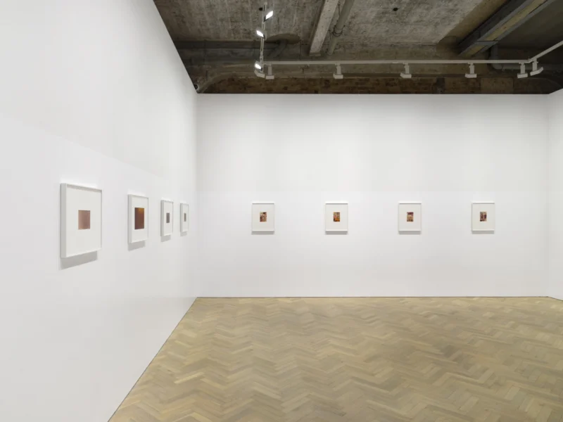 Installation shot from Luigi Ghirri: Felicità, @ Thomas Dane Gallery