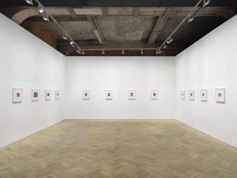Installation shot from Luigi Ghirri: Felicità, @ Thomas Dane Gallery