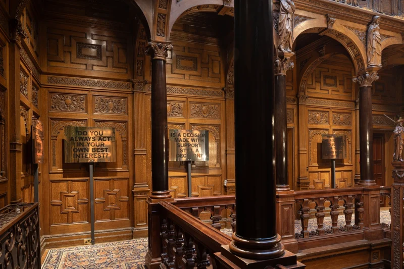 Installation shot from The Weight of Being: Vulnerability, Resilience and Mental Health in Art, @ Two Temple Place