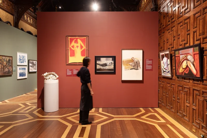 Installation shot from The Weight of Being: Vulnerability, Resilience and Mental Health in Art, @ Two Temple Place