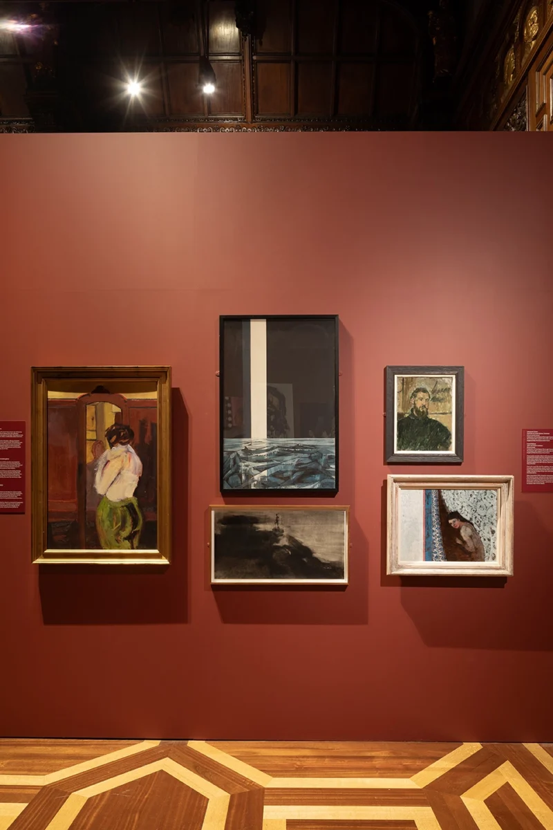 Installation shot from The Weight of Being: Vulnerability, Resilience and Mental Health in Art, @ Two Temple Place