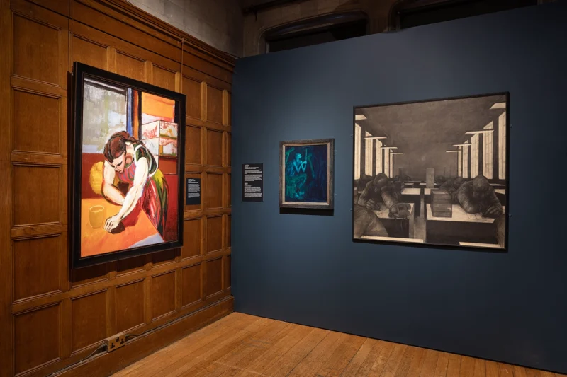 Installation shot from The Weight of Being: Vulnerability, Resilience and Mental Health in Art, @ Two Temple Place