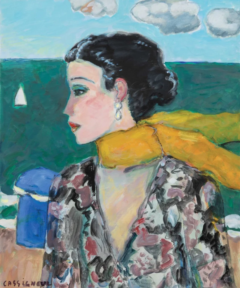 Jean-Pierre Cassigneul, L’écharpe jaune III, 2023