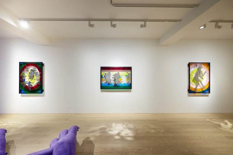 Installation shot from Esben Weile Kjær: FOOL, @ Albion Jeune