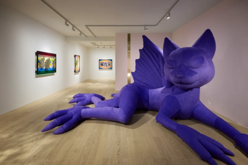 Installation shot from Esben Weile Kjær: FOOL, @ Albion Jeune