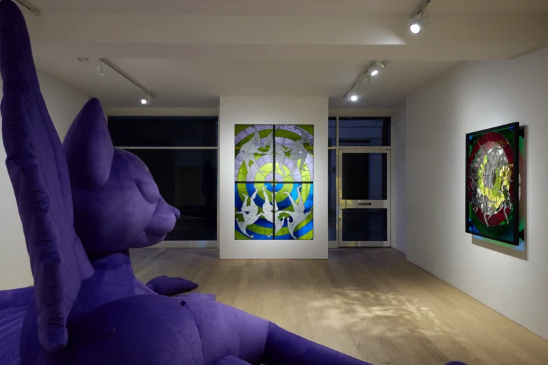 Installation shot from Esben Weile Kjær: FOOL, @ Albion Jeune