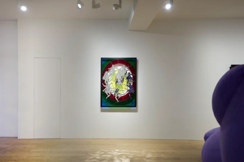 Installation shot from Esben Weile Kjær: FOOL, @ Albion Jeune