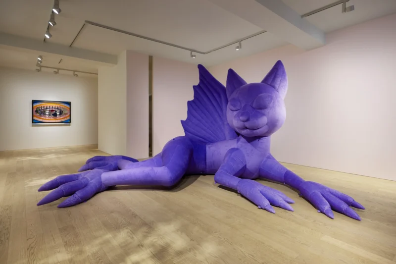 Installation shot from Esben Weile Kjær: FOOL, @ Albion Jeune