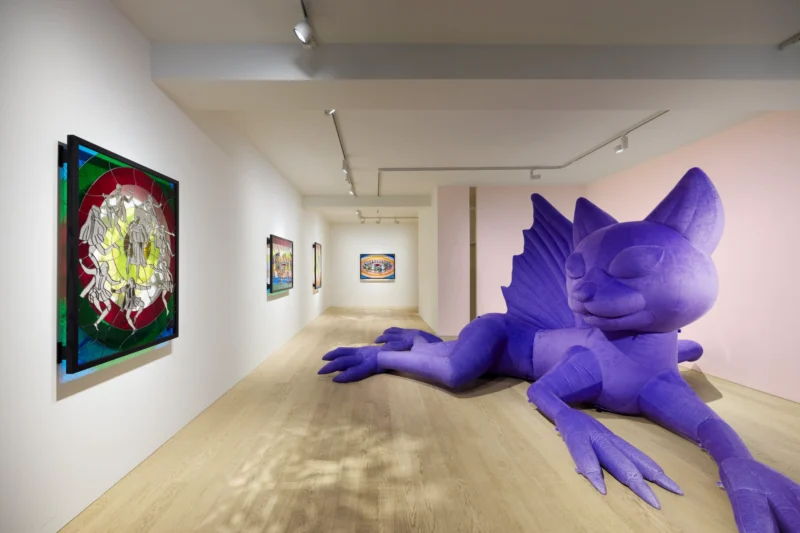 Installation shot from Esben Weile Kjær: FOOL, @ Albion Jeune