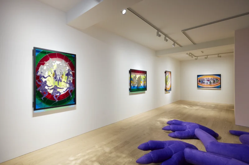 Installation shot from Esben Weile Kjær: FOOL, @ Albion Jeune