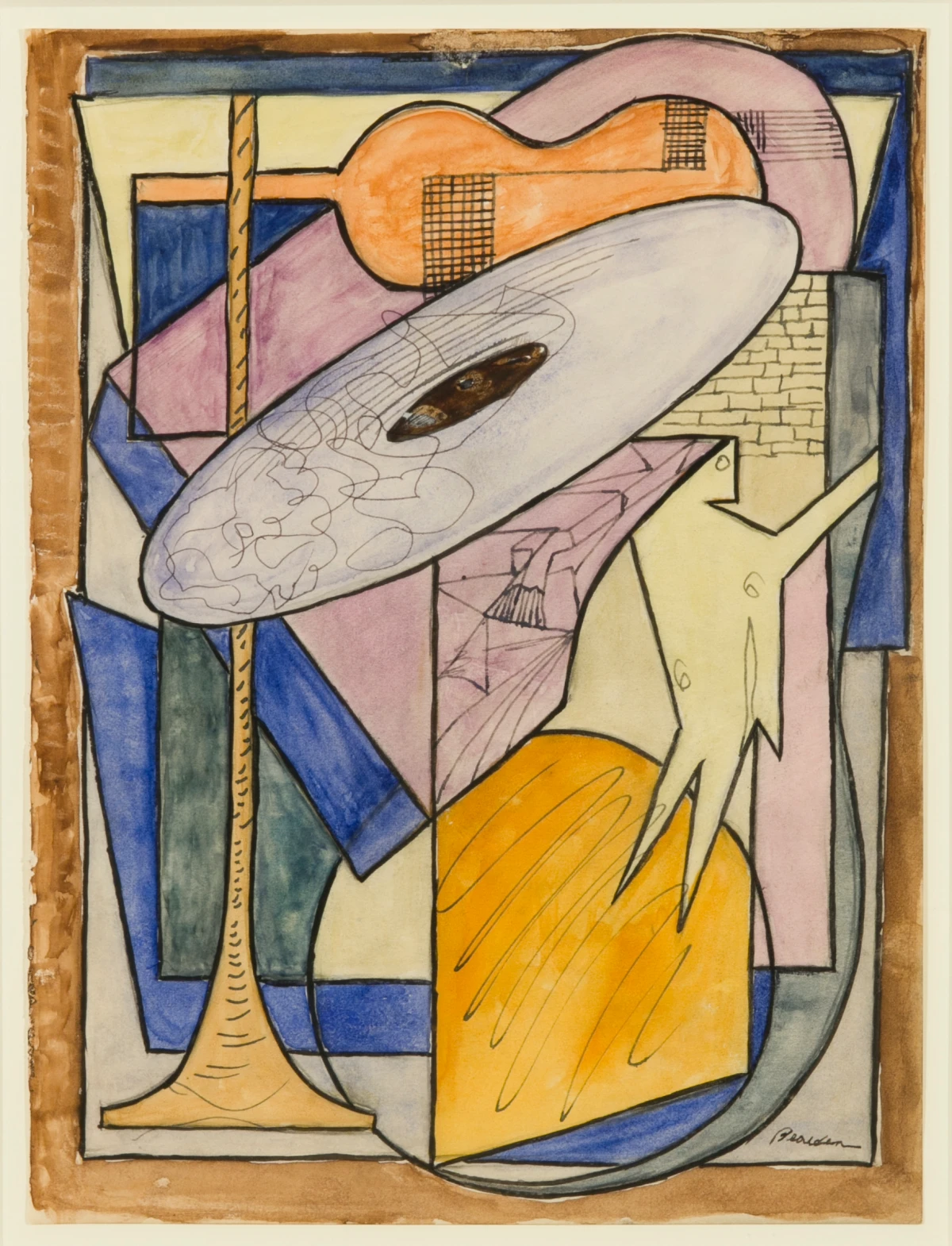 Romare Bearden, Abstract (Jazz Theory)