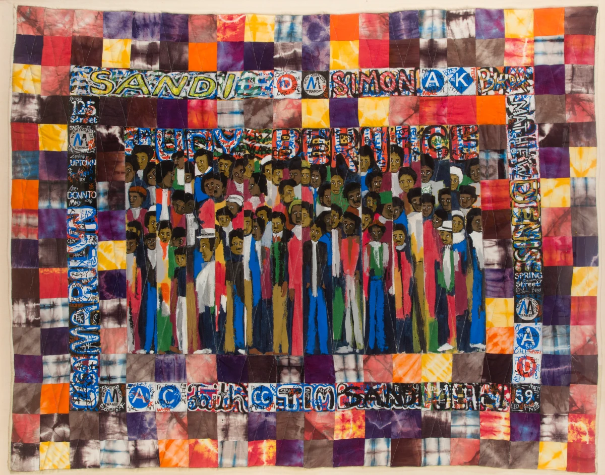 Faith Ringgold, Subway Graffiti, 1987