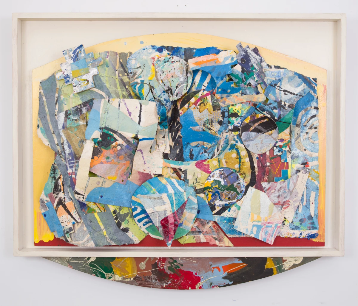 Sam Gilliam, Snow Drop White, 1985