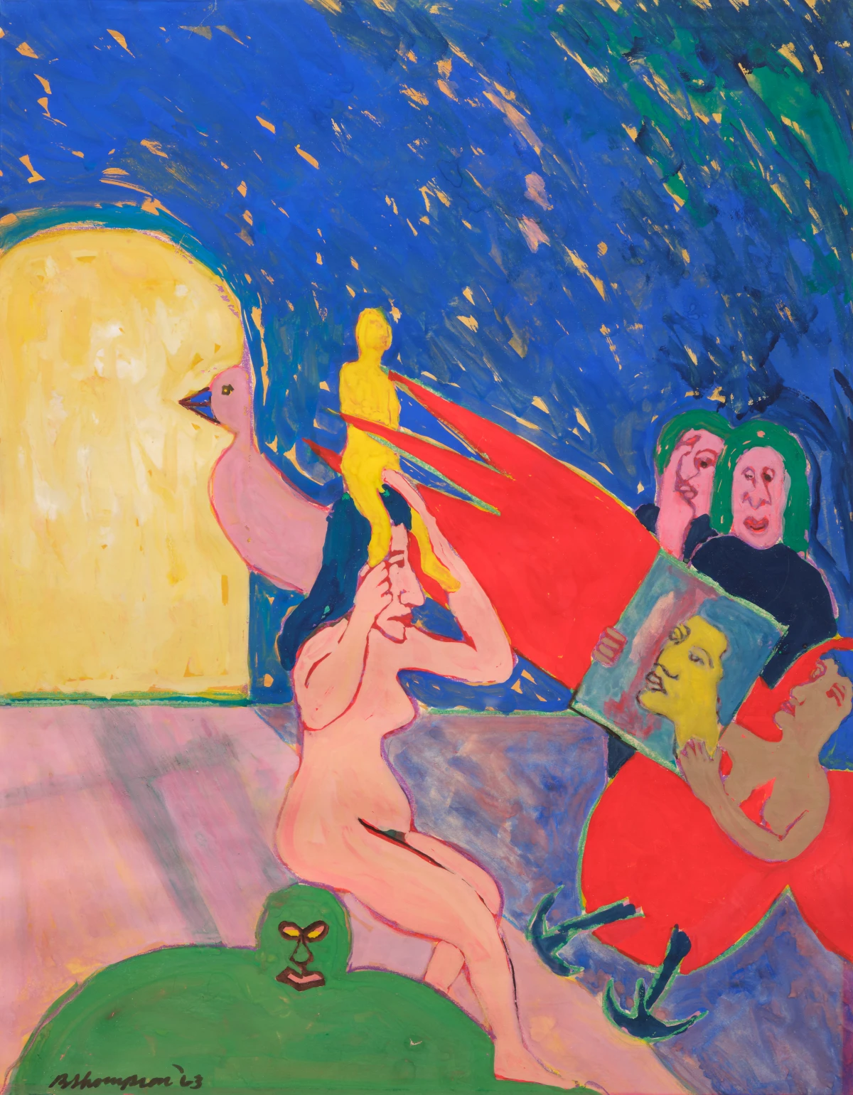 Bob Thompson, Untitled, 1963