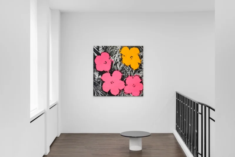 Installation shot from Centro Fly Milano 1966: Ettore Sottsass & Andy Warhol, @ Galerie Mitterrand