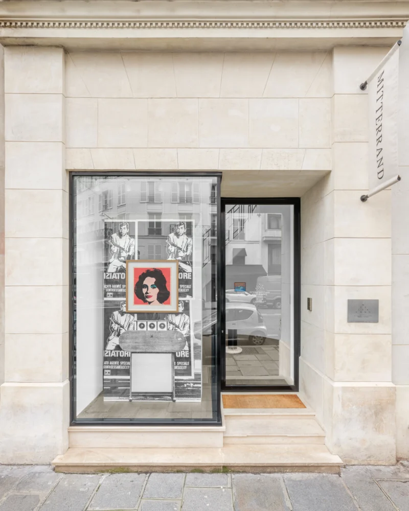 Installation shot from Centro Fly Milano 1966: Ettore Sottsass & Andy Warhol, @ Galerie Mitterrand