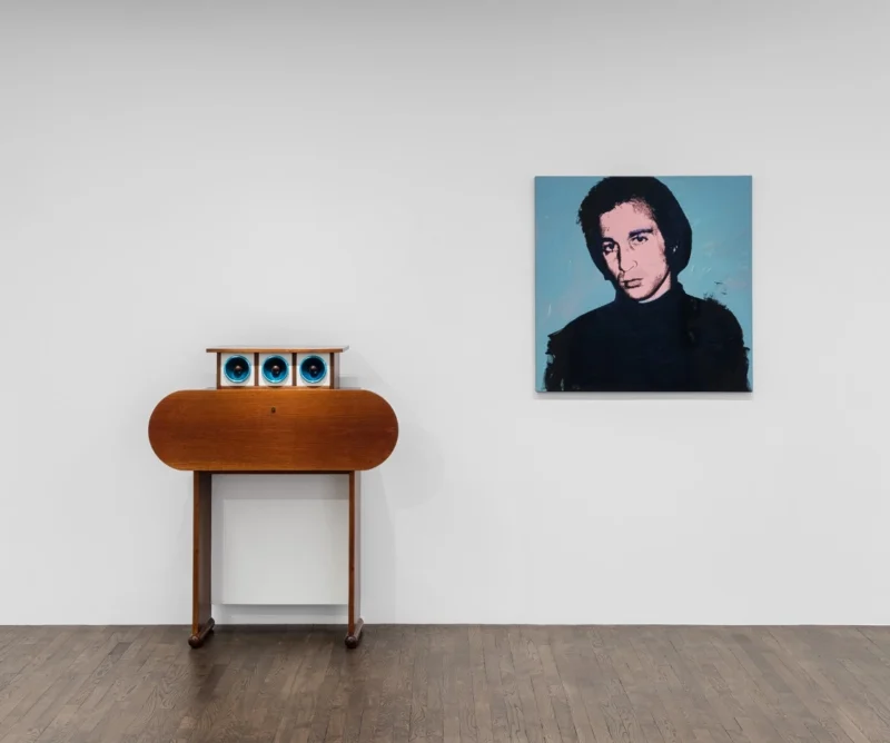 Installation shot from Centro Fly Milano 1966: Ettore Sottsass & Andy Warhol, @ Galerie Mitterrand