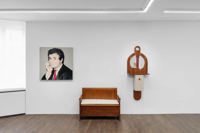 Installation shot from Centro Fly Milano 1966: Ettore Sottsass & Andy Warhol, @ Galerie Mitterrand