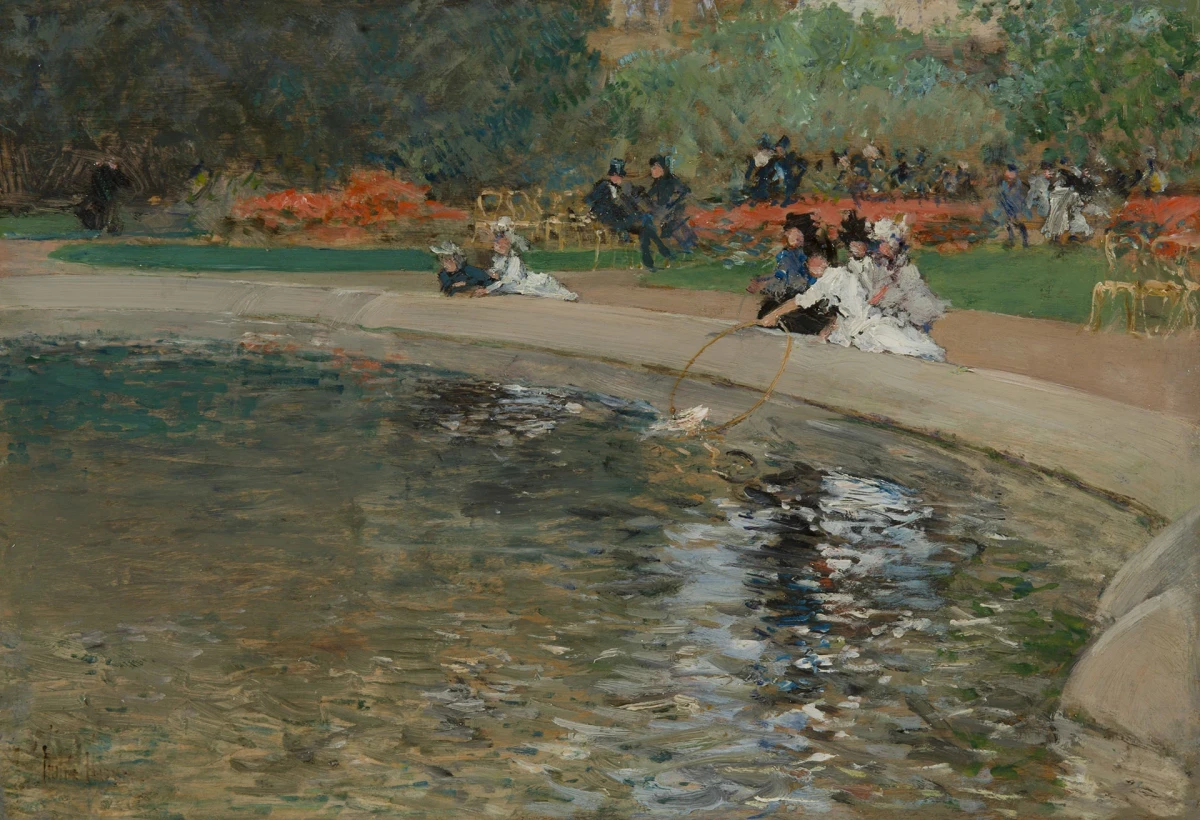 Childe Hassam, Le Parc des Tuileries, Paris, circa 1889-1890