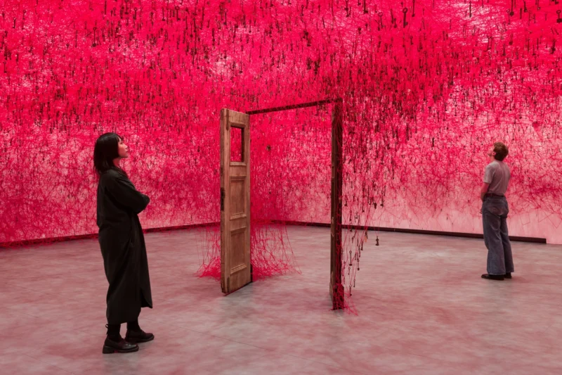 Installation shot from Chiharu Shiota: Threads of Life, @ Hayward Gallery