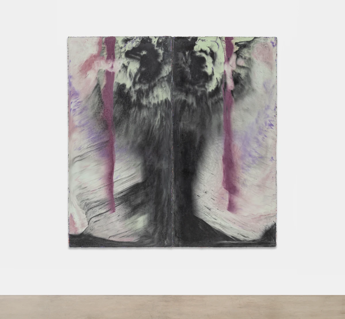 Harminder Judge, Untitled (creeping leg over lavender), 2025