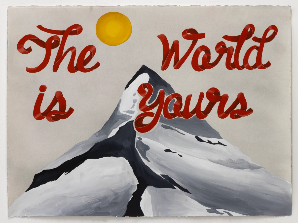 Joel Mesler, The World is Yours, 2025