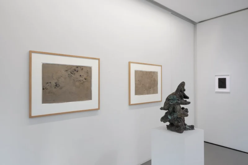 Installation shot from 1+1=3: an exhibition where art becomes dialogue, @ Loevenbruck