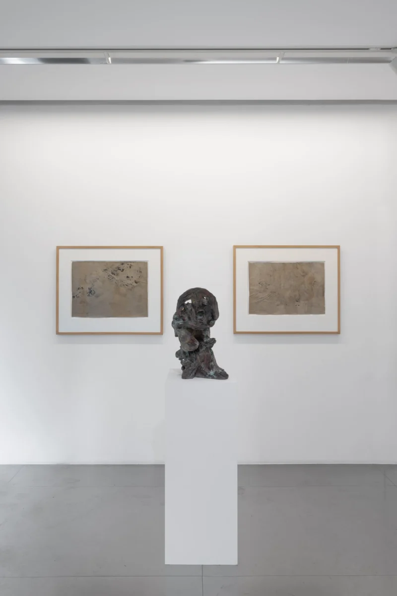 Installation shot from 1+1=3: an exhibition where art becomes dialogue, @ Loevenbruck