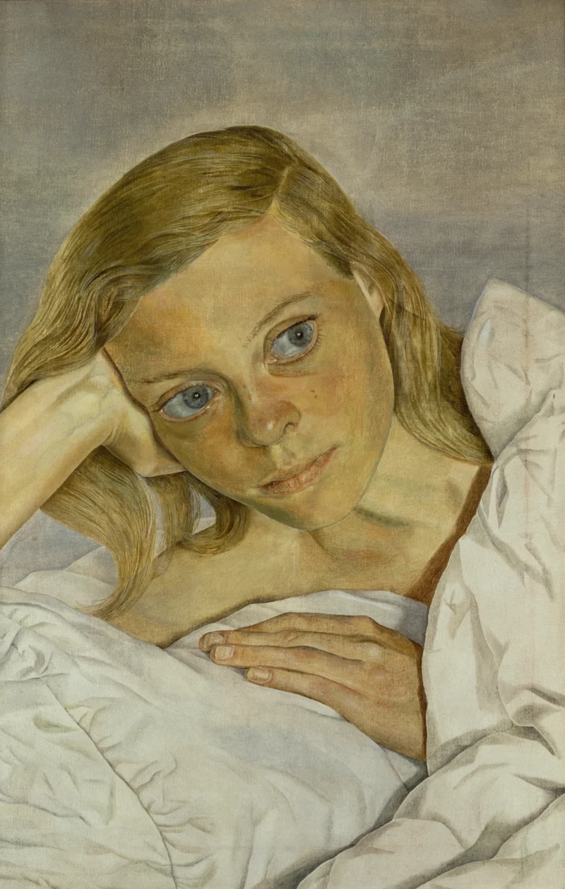 Lucian Freud, Girl in Bed, 1952