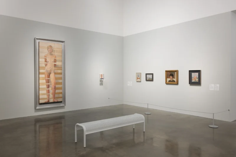 Installation shot from Euan Uglow: An Arc from the Eye, @ MK Gallery