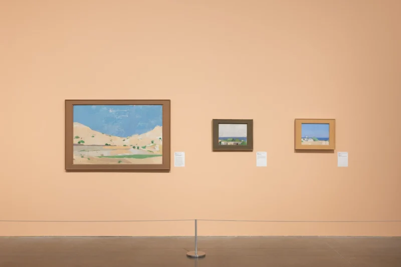 Installation shot from Euan Uglow: An Arc from the Eye, @ MK Gallery