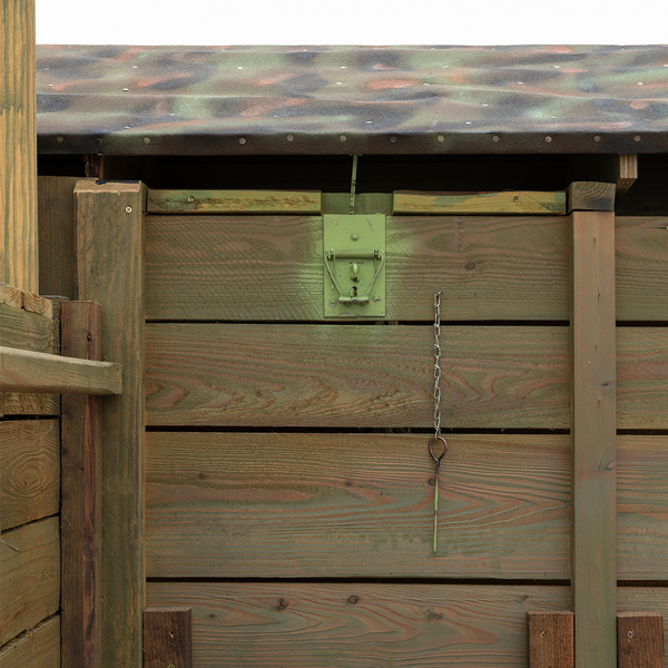 Andreas Slominski, Mehrzweckfalle mit Abfangkasten, 1995