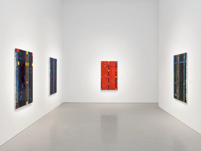 Installation shot from William T. Williams: Word of Eye, @ Michael Rosenfeld Gallery