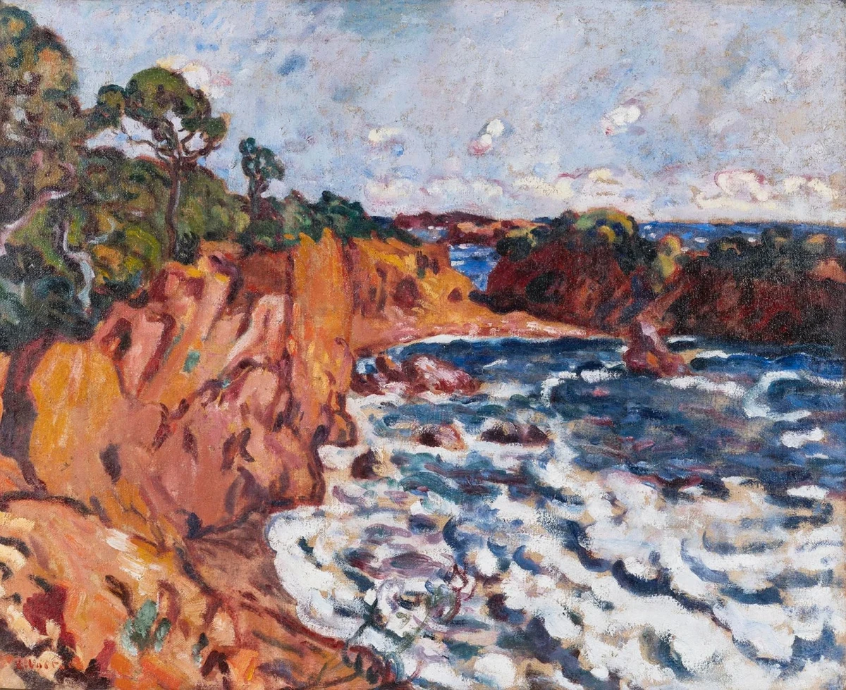 Louis Valtat, Bord De Mer Aux Rochers Rouges, Anthéor, circa 1903