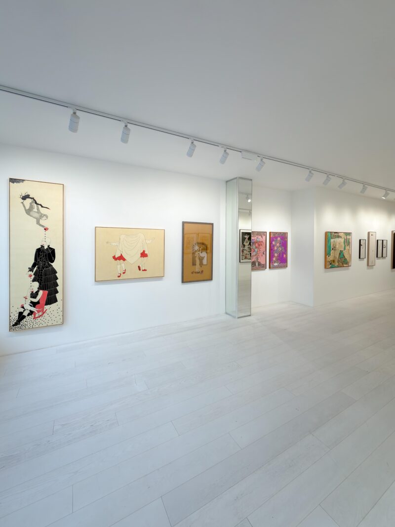Installation shot from Ink Flux - 7 Narratives of Contemporary Chinese Ink, @ Bluerider ART