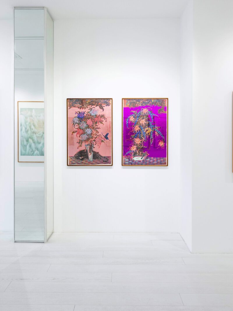 Installation shot from Ink Flux - 7 Narratives of Contemporary Chinese Ink, @ Bluerider ART
