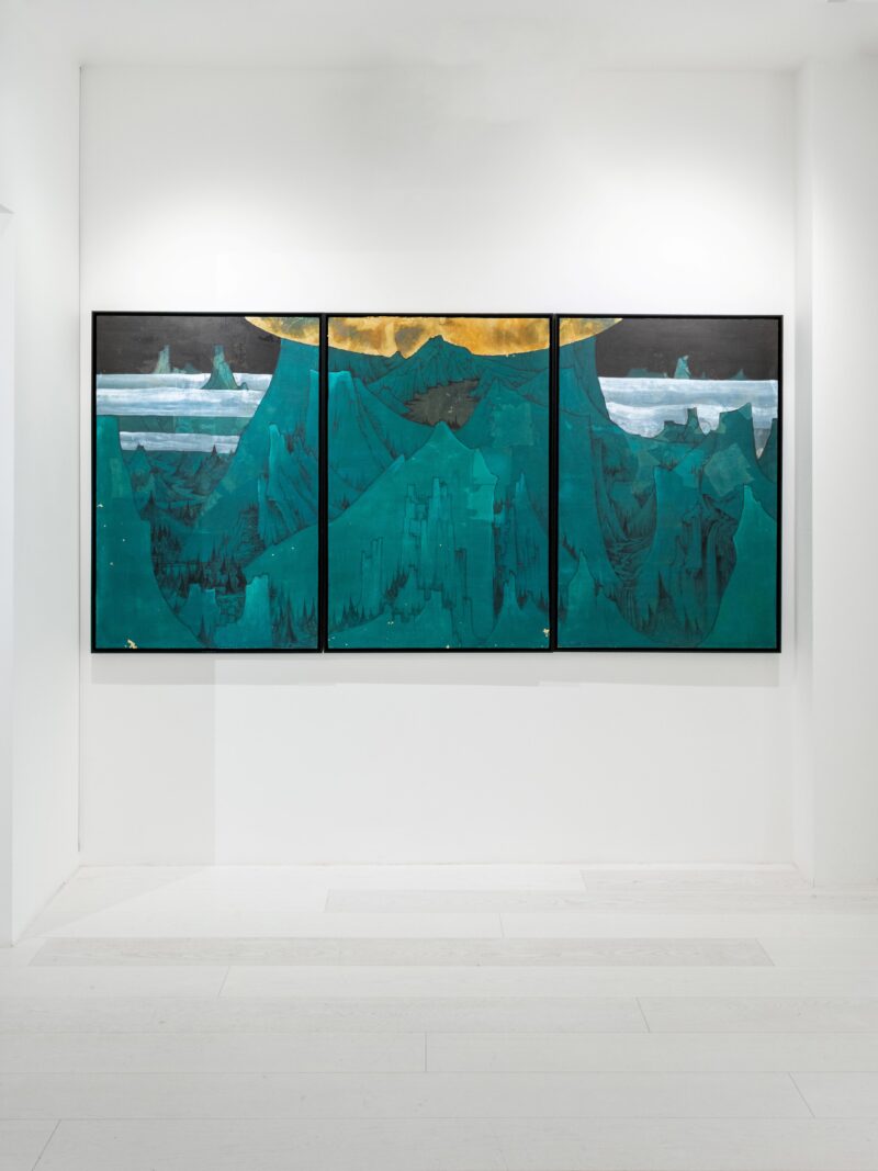 Installation shot from Ink Flux - 7 Narratives of Contemporary Chinese Ink, @ Bluerider ART