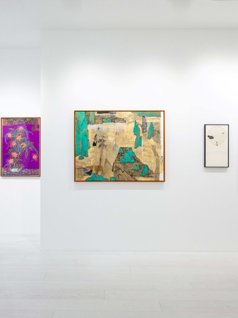 Installation shot from Ink Flux - 7 Narratives of Contemporary Chinese Ink, @ Bluerider ART