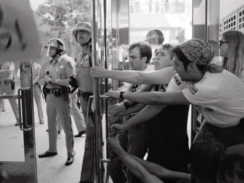 Catherine Opie, AB101 Demonstration, 1991