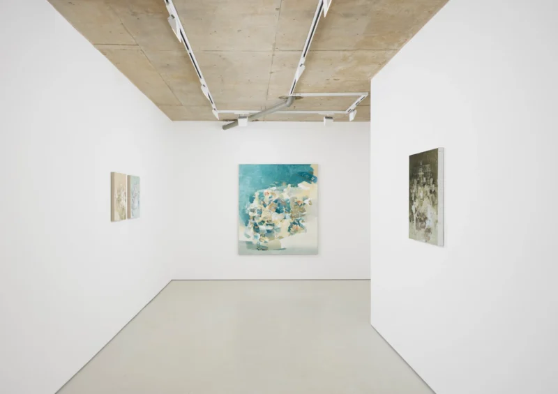 Installation shot from Jingge Dong: Warship in Bloom / Five Sons Ascendant, @ Alice Amati